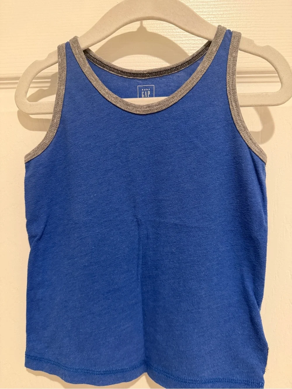 Baby Gap Toddler Boys 3 Pack Tank Tops 2T Blue Orange Pink Summer Bundle